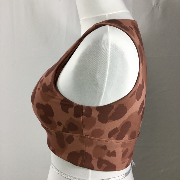 DSG Tonal Leopard Mink Shadow Print Sports Bra - Picture 7 of 7